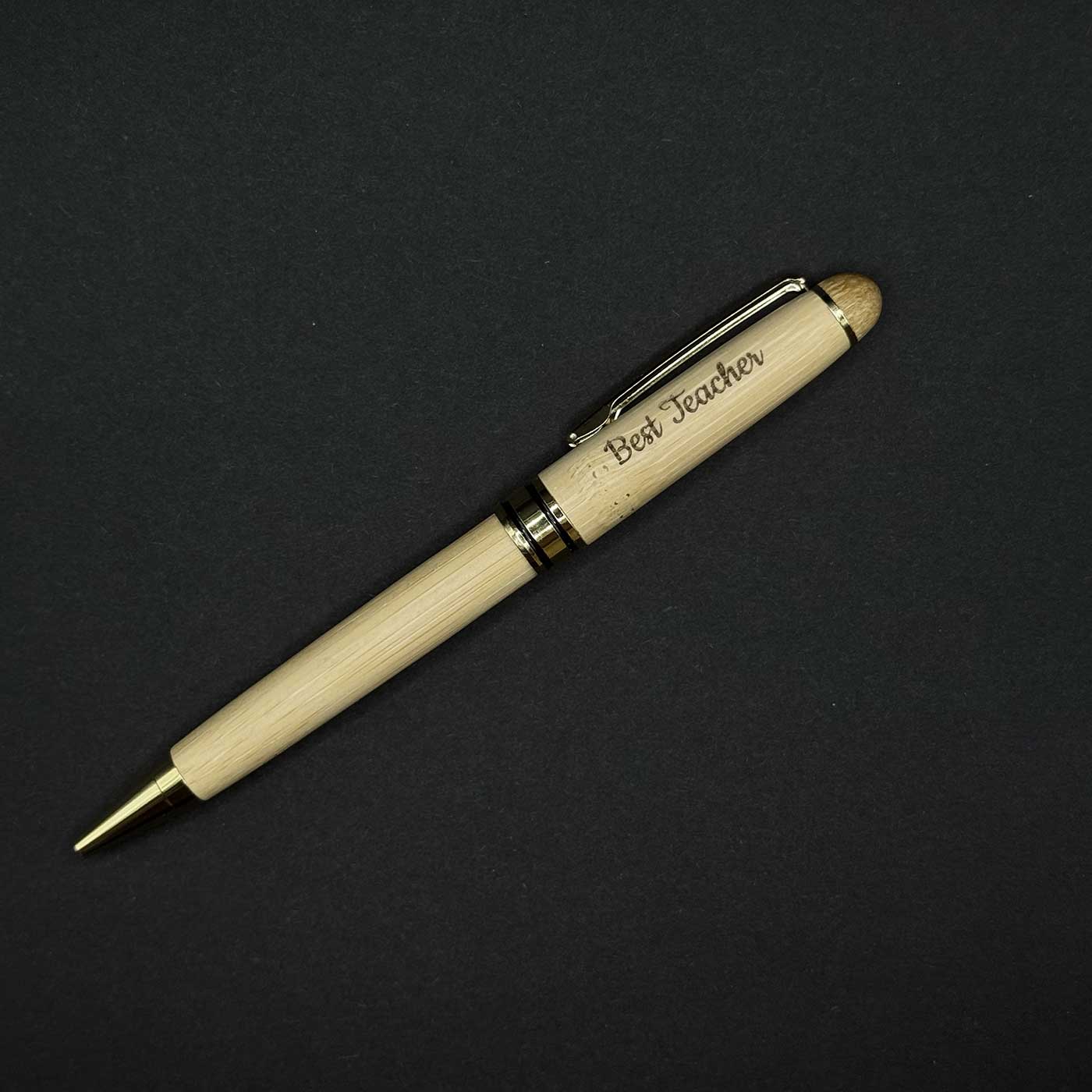 Personalised Bamboo Pen and Gift Box Set